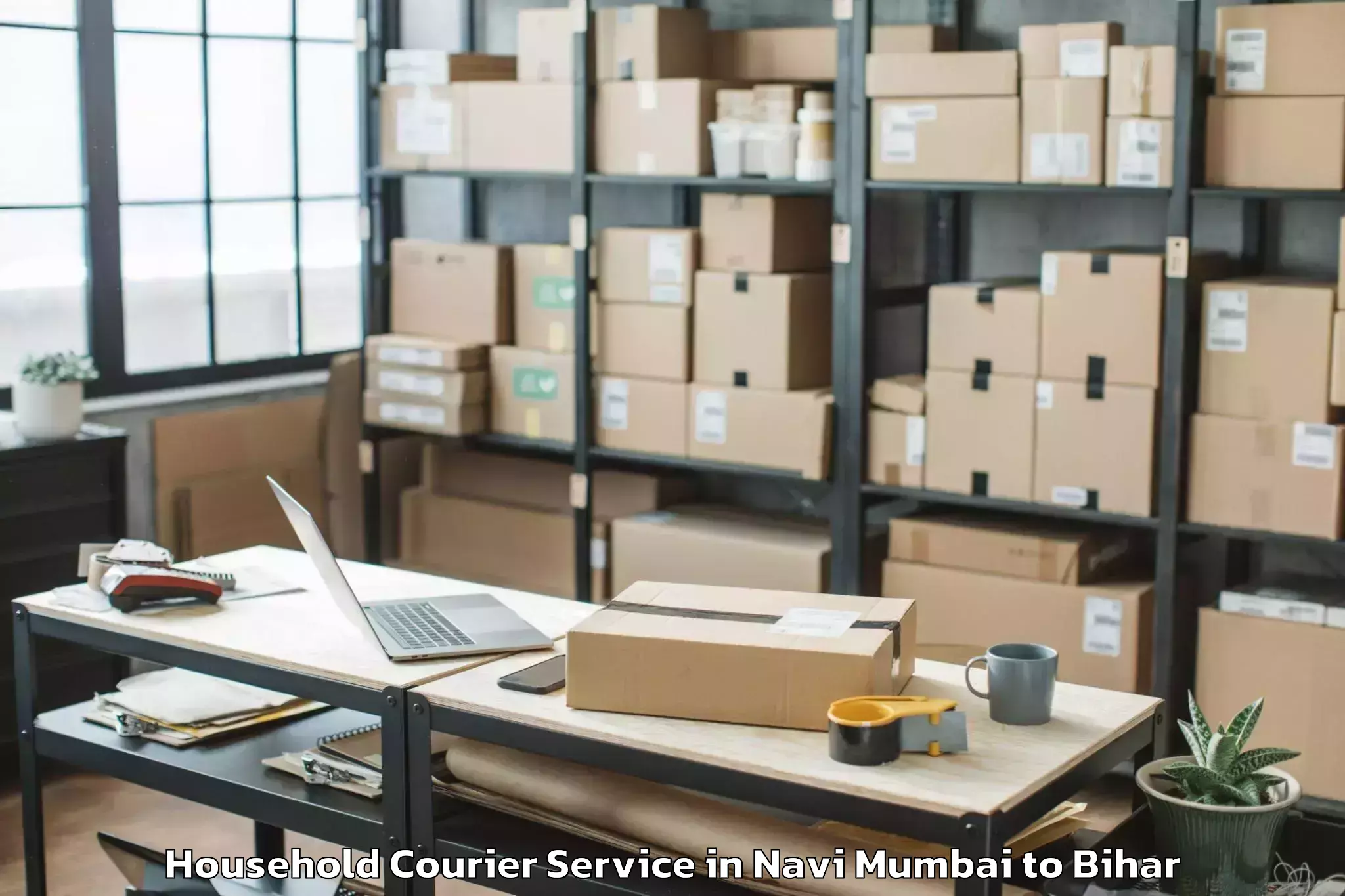 Efficient Navi Mumbai to Pothia Household Courier